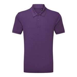 Asquith & Fox Mens Glacier Tech Polo Shirt / Purple